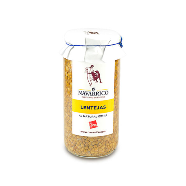 LENTEJAS FRASCO 1KG NAVARRICO
