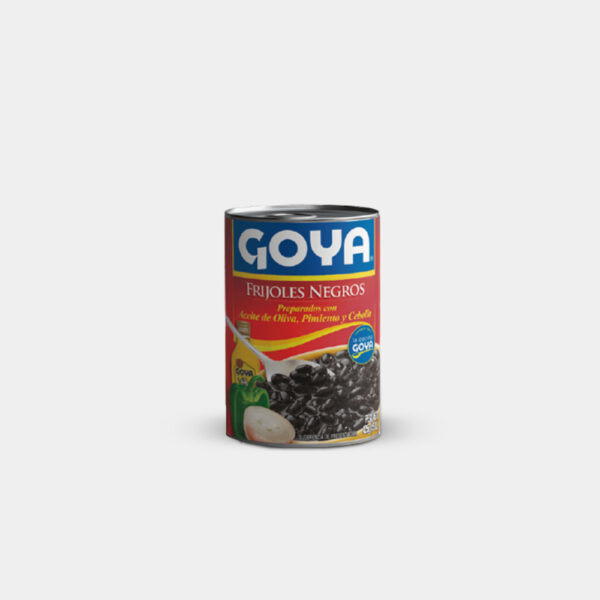 FRIJOLES NEGROS GUISADOS 425 GR LATA GOYA