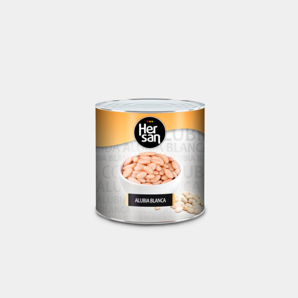 ALUBIAS BLANCAS NATURAL LATA 3 KILOS HERSAN