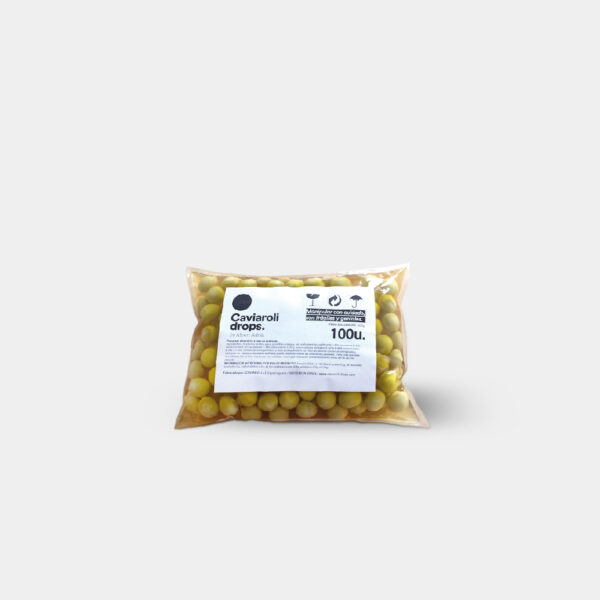 OLIVA DROPS 500 GR 100 UNIDADES VERDE ESFERICA