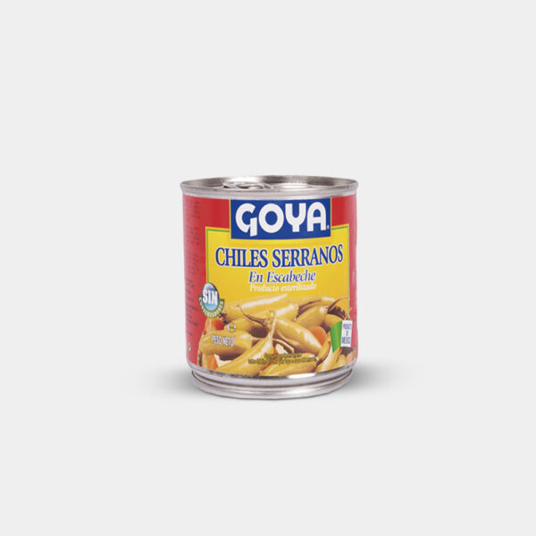 CHILE SERRANO ESCABECHE LATA 312GR GOYA