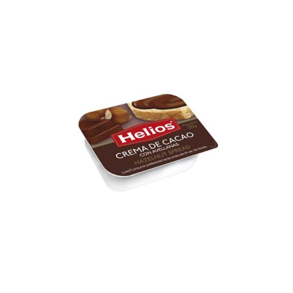 CREMA DE CACAO PORCIONES 20GR 120UND HELIOS