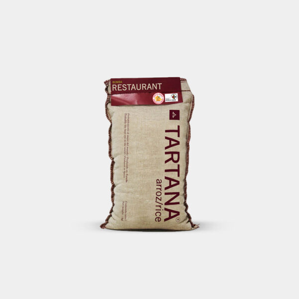 ARROZ BOMBA EN TELA 1KG TARTANA