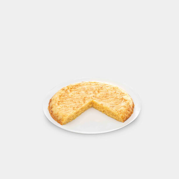 TORTILLA PATATA CON CEBOLLA 1200GR 240MM COMOENCAS